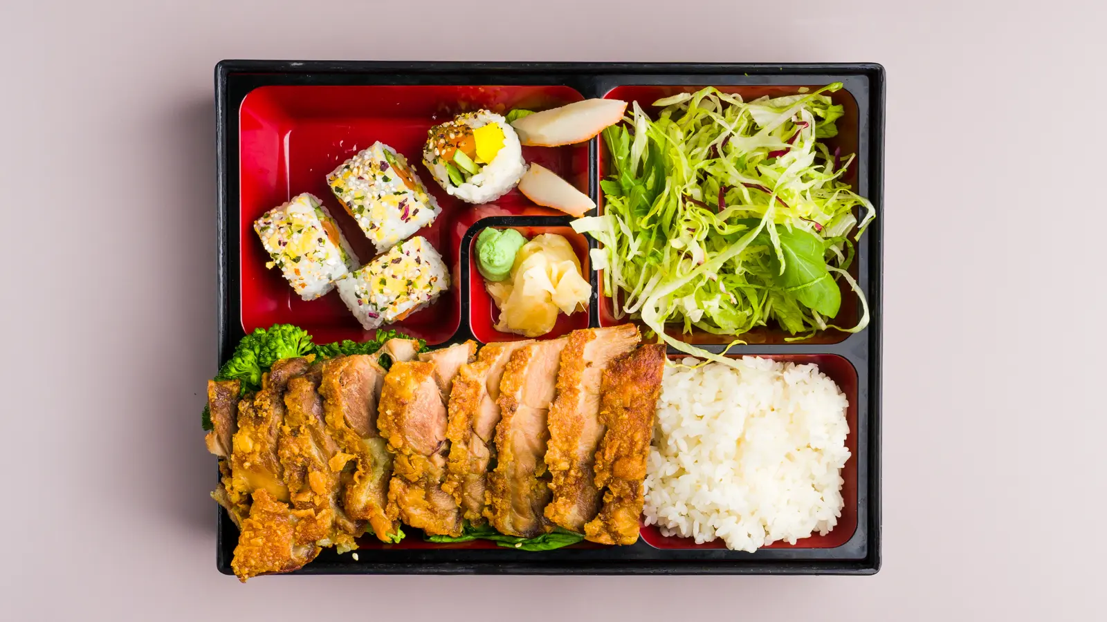 Mittags-Bento Box mit Ente – Sushi Leipzig im Tokoro